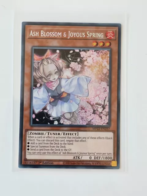 Yu-Gi-Oh! - Ash Blossom & Joyous Spring - MP22-EN257 - Secret Rare - 1st Edition