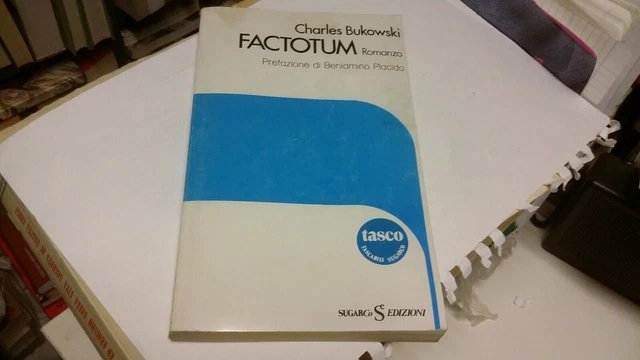 Charles Bukowski - Factotum - Sugarco 1981, 17mr22 Charles Bukowski - Factotum - Sugarco 1981, 17mr22