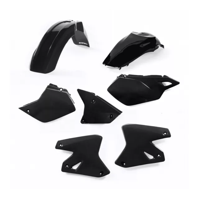 Acerbis Plastiksatz Kit Suzuki & Kawasaki schwarz Plastik-Set Plastikkit