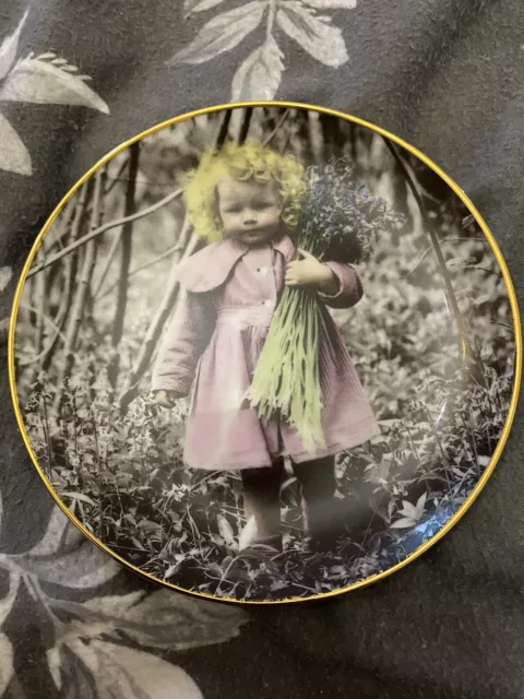 Adorable Collectable Ceramic Plate With Stand ‘CHARMING’ From All Our Yesterdays