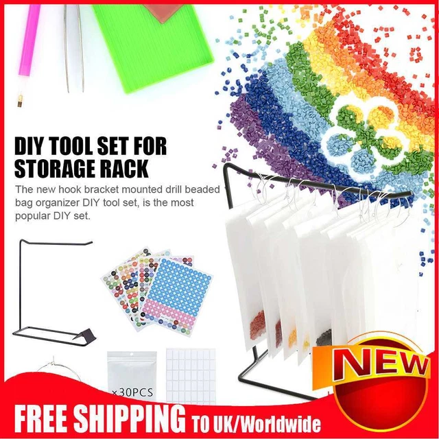 Staffa da appendere pittura diamantata fai da te staffa di supporto in metallo set accessori gancio