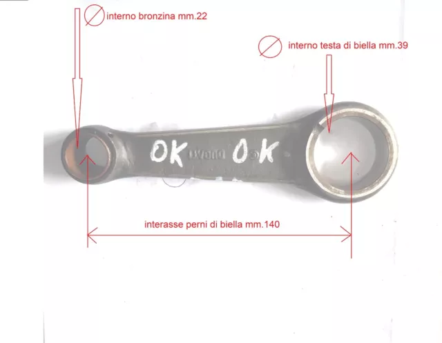 Biella per DUCATI Monocilindrico 