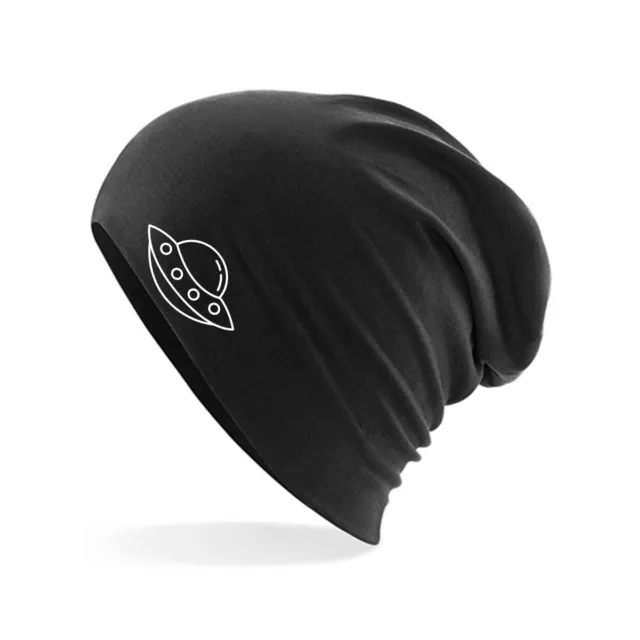 Beanie Raumschiff UFO Geschenk Idee Souvenir Geburtstag Weihnachten Slouch