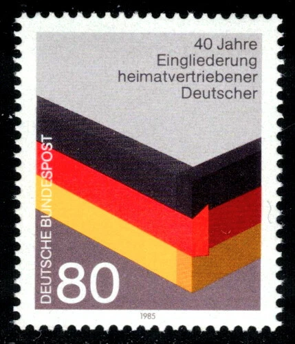 Bund 1265 , postfrisch / ** / Eingliederung heimatvertriebener Deutscher