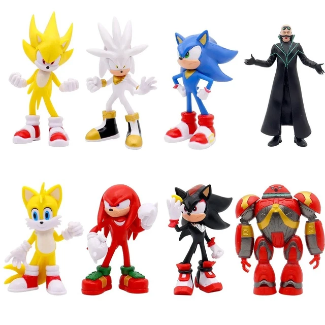 Figurine Sonic 3 Movie - Super Shadow 13cm - JAKKS Pacific - PRÉCOMMANDE 06/2025