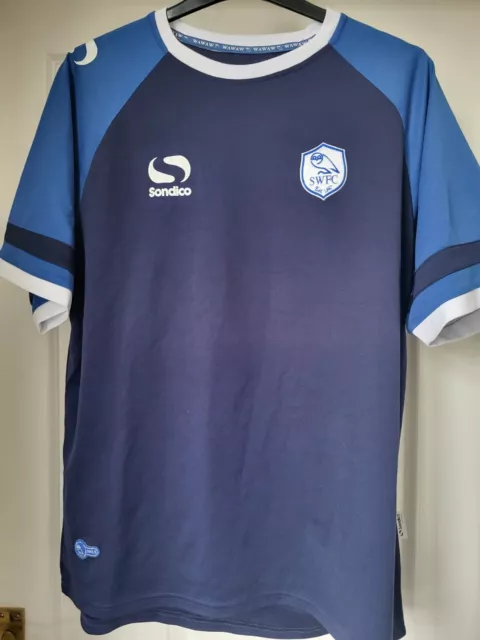 Herren Fußball Shirt - Sheffield Wednesday - Training T-Shirt 2014-2015 - Eulen XL