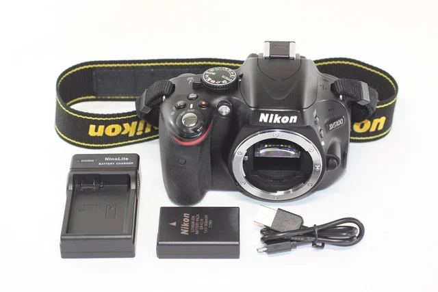 Nikon D5100 16.2MP Digital SLR Camera Black Body Only