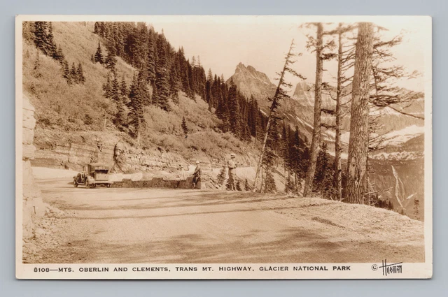 Carte Postale Ancienne Glacier National Park – Heavens Peak – RPPC – 1915-1930