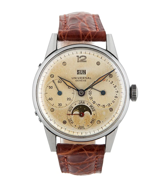 UNIVERSAL GENÈVE TRIPLE Calendar Moonphase 21308 291