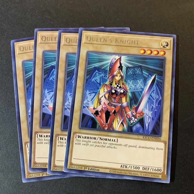 Queens Knight (X4) KICO-EN026 Yugioh 1st Edition (New)
