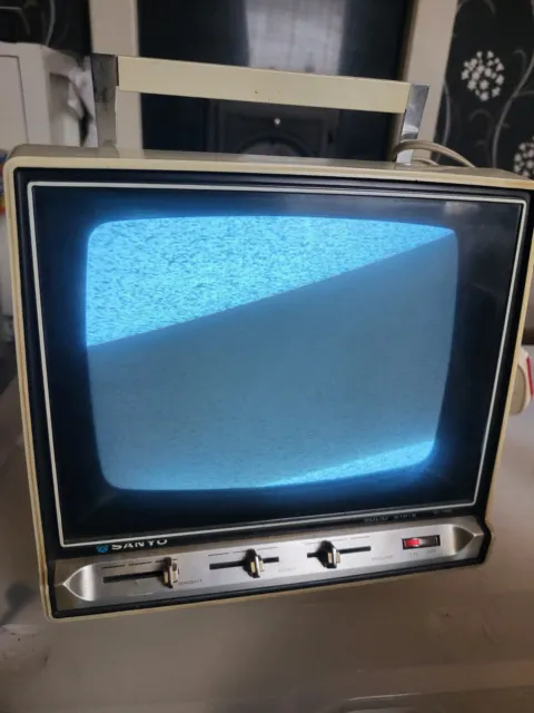 Vintage /Retro Sanyo Solid State 10 T150 12V Television