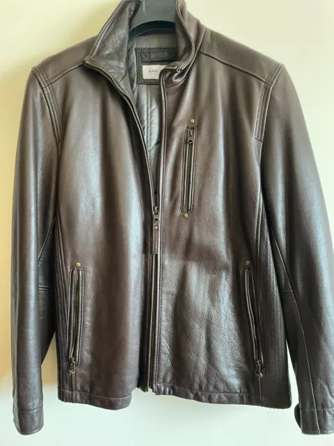 Marc New York Leather Jacket (Andrew Marc) -  Men's Large