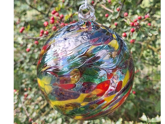 Gartenkugel Aus Glas – Goldfarben, 15 Cm, Mit Granulat & Korken
