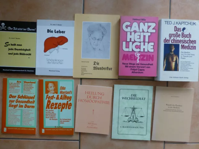 Waerland/Becker/Riedweg/Kaptchuk usw. Naturmedizin