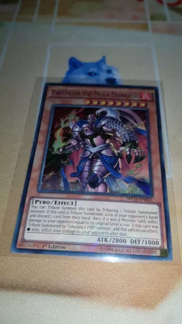 Thestalos The Mega Monarch MP15 EN021 Secret Rare 1st Edition Yugioh