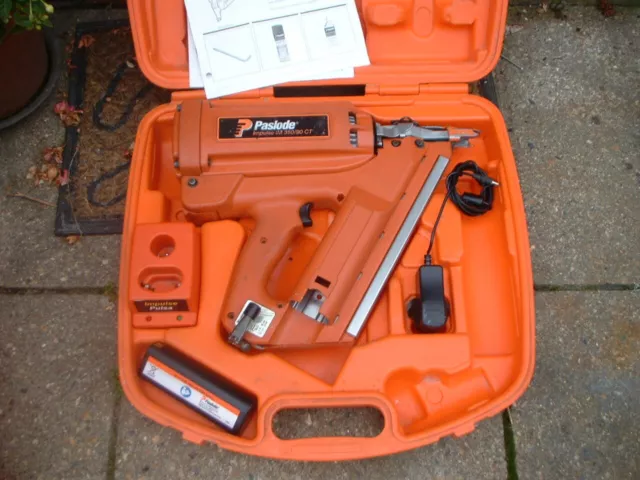 Paslode Im350 nail gun orange tip model fully cleaned and serviced excelent