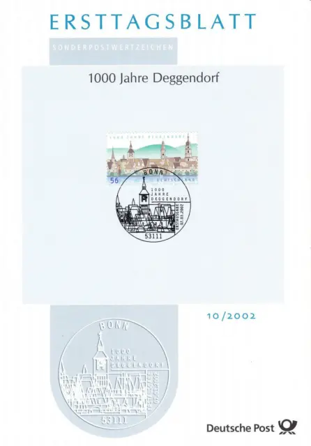 Bund ETB Nr. 10/2002 - 1000 Jahre Deggendorf