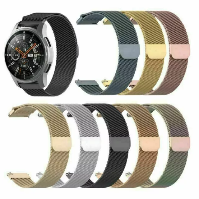 Für Samsung Galaxy Watch 42/46mm Uhr Metall Milanese Ersatz Armband Uhrenarmband