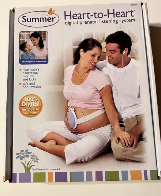 Brand New in Box Summer Heart To Heart Digital Prenatal Listening System Sensor