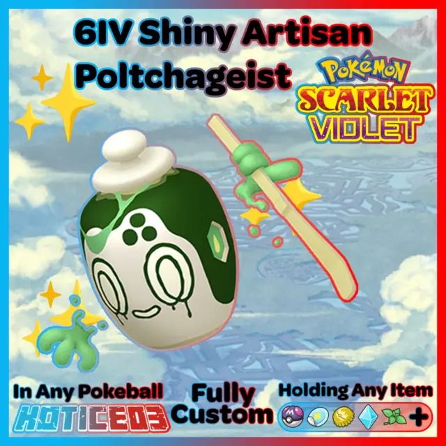 Pokemon Scarlet and Violet BAXCALIBUR Shiny 6IV / Competitive