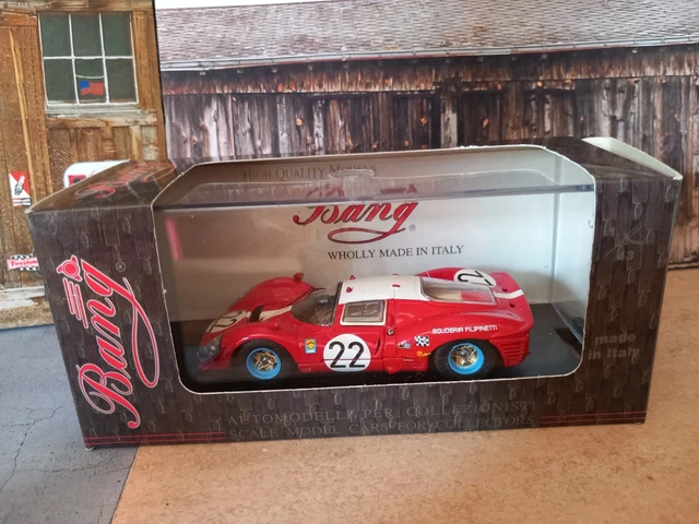 Miniature Ferrari 412 1/43 Look Smart P 24h Le Mans 1967 #22 J.Guichet Miniature Ferrari 412 1/43 Look Smart P 24h Le Mans 1967 #22 J.Guichet