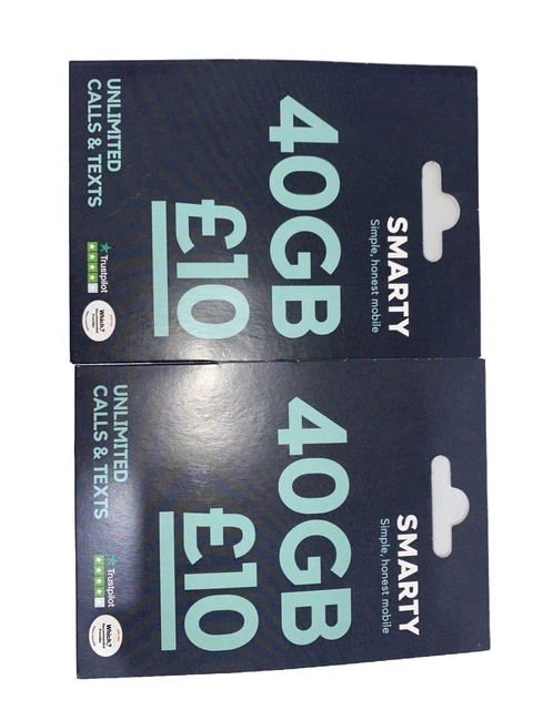 SMARTY PAYG 2PK - 40 GB (NON CARICATO CON DATI) / Smarty - cellulare semplice, onesto.