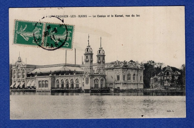 Fe * CPA / Postcard: Enghien-les-Bains -> Le Casino et le Kursal ...