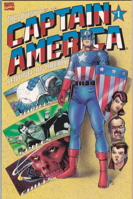 Marvel The Adventures of Captain America Sentinel of Liberty #1-4 Graphic Novels