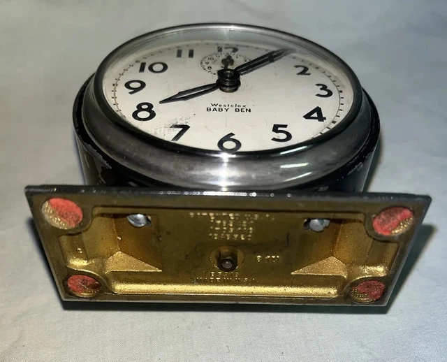 Antique Black Westclox Baby Ben Style 4 (1934-39) Alarm Clock-Working 10