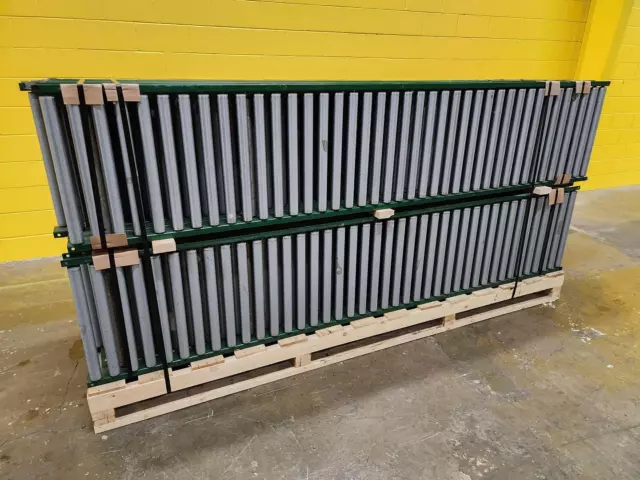 24" x 100' Gravity Roller Conveyor 1.9" Rollers 3" Centers (#83)