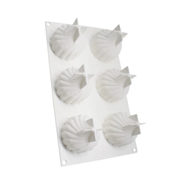 3 Cavità Rotonde Per Stampi A Forma Di Conchiglia, Pasticceria