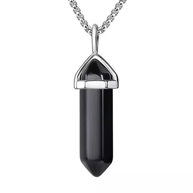 Natural Quartz Crystal Point Chakra Healing Gemstone Pendant Necklace Stone Gift 6