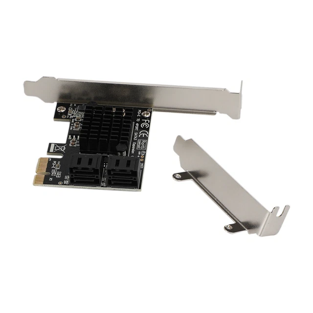 Up 6Gbps PCIE to 4 Ports SATA III Express USB 3.0 Expansion Card SSDs Adapter 3