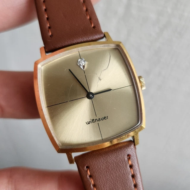 VINTAGE LONGINES WITTNAUER men's manual winding watch 8K4512 17Jewels