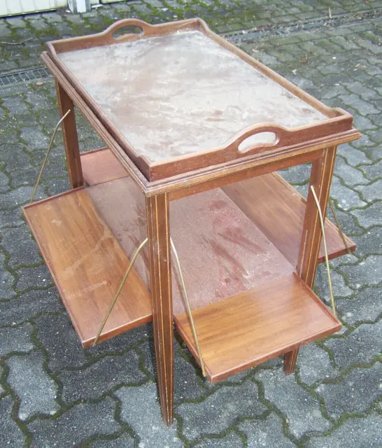 Art Deco Tisch Beistelltisch Teetisch  original mit Tablett