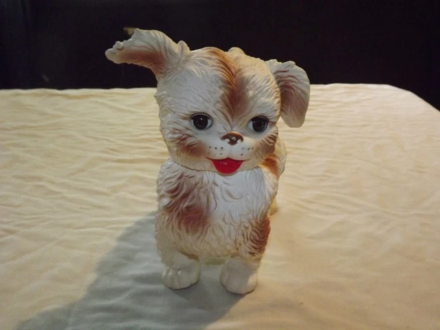 Vintage 1960S  Edward Mobley Co Arrow Rubber & Plastic Squeak Toy Dog 2