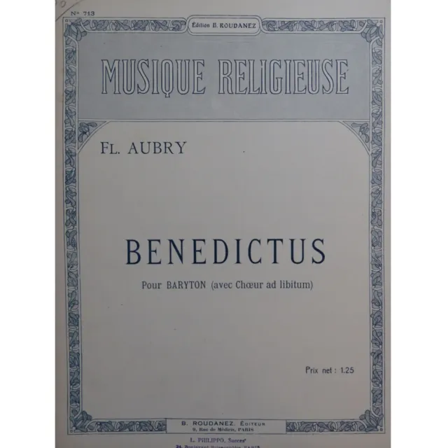 Aubry Fl. Benedictus Singer Organ *Great Gift Idea*