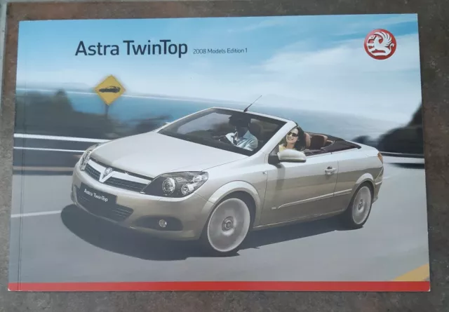 Vauxhall Astra Twintop 2008 Models Edition1 Brochure  Aug 2007