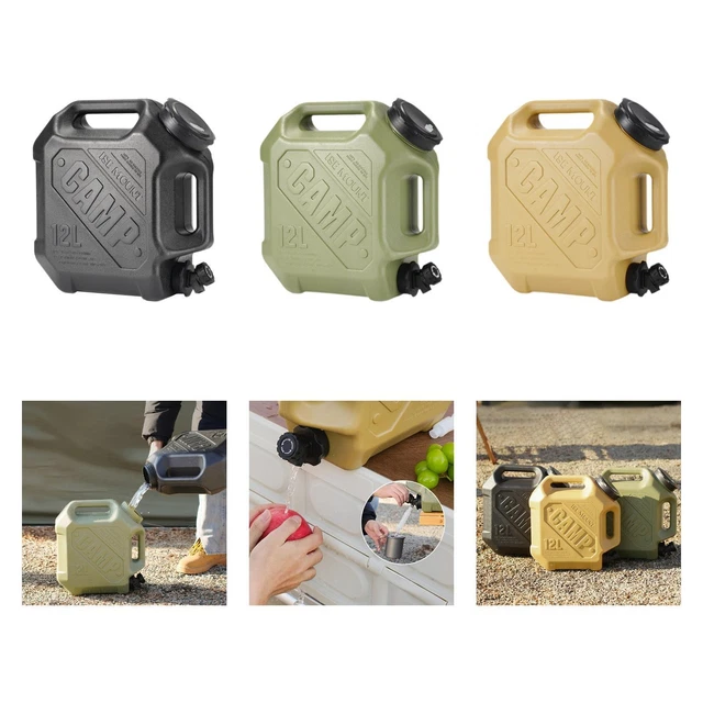 Kaxenig Réservoir Eau Portable 10L Avec Robinet Et Poignées - Bidon Camping Car, Voyage Et Maison Robuste