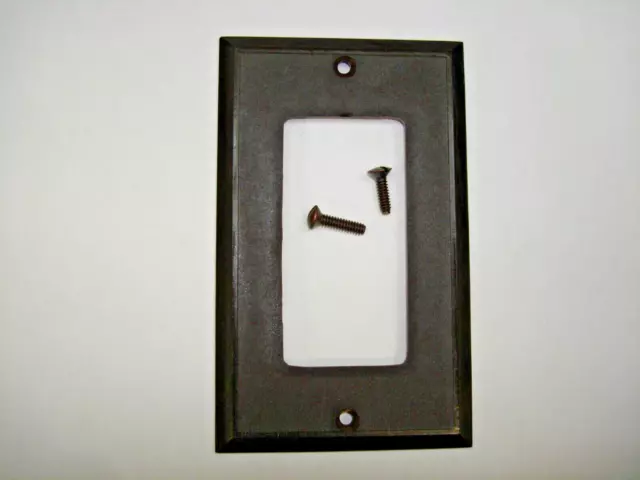 Vintage Brown Decora GFCI Switch Outlet Wall Cover Plate