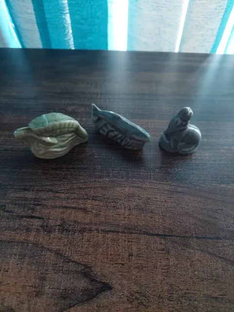 Wade's Figurine Sea Life Lot Of Three