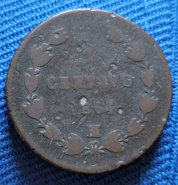 Mexico 1864 1 Centavo Maximiliano Mexico 1864 1 Centavo Maximiliano