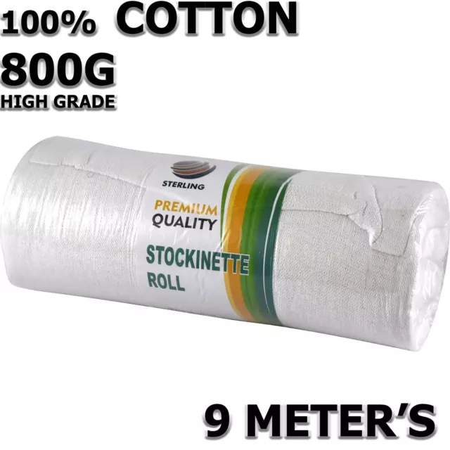 Supersoft 800G 100% Cotton Stockinette Mutton Polishing Cloth Roll - A Grade