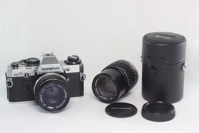 Reflex Olympus OM10 à Réviser – Objectif 50mm F/1.8 (champignon), Pour Pièces