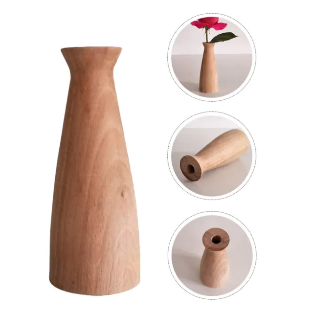 Wooden Solid Vase Office Branch Decoraciones Para Salas Casa