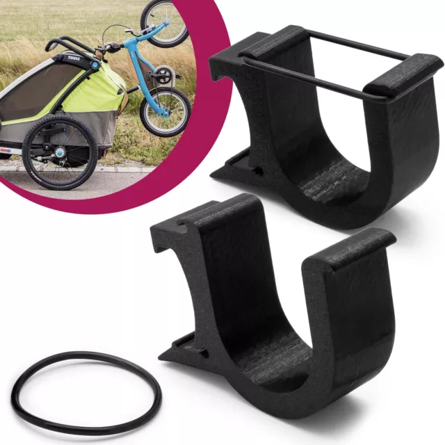 Universal Bicicleta Rueda Soporte Portabicicletas Soporte para Thule Chariot