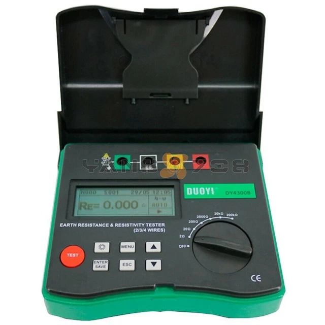 1 pz tester resistenza terra 4 terminali DY4300B 400~500 Hz nuovo