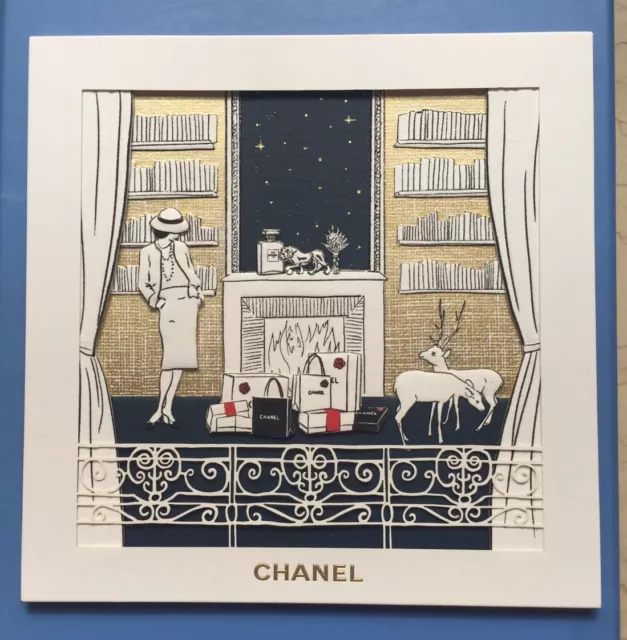Magnifique Carte De Vœux Noél 2020  De Chanel .
