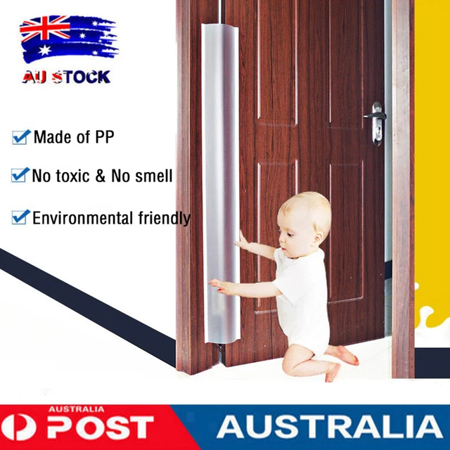 Door Seam Protection Strip Baby Safety Transparent Matte Security Fingers Pinch