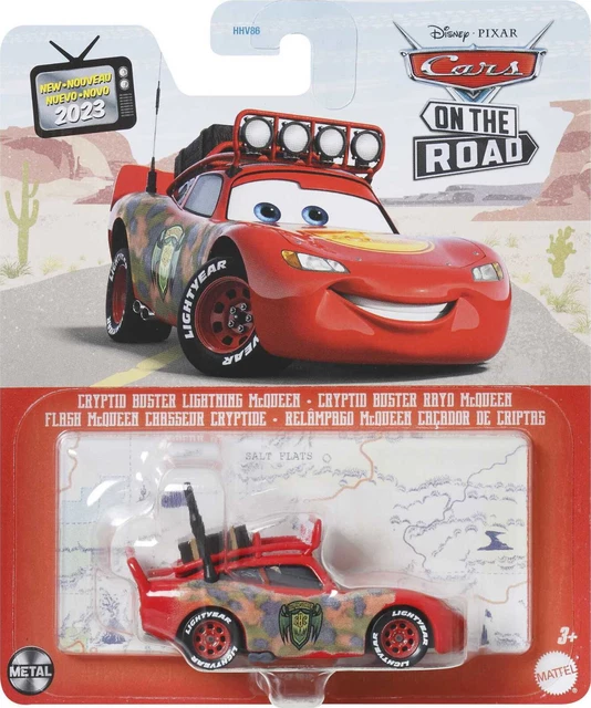 DISNEY PIXAR CARS On The Road 2023 Cryptid Buster Lightning McQueen Die ...